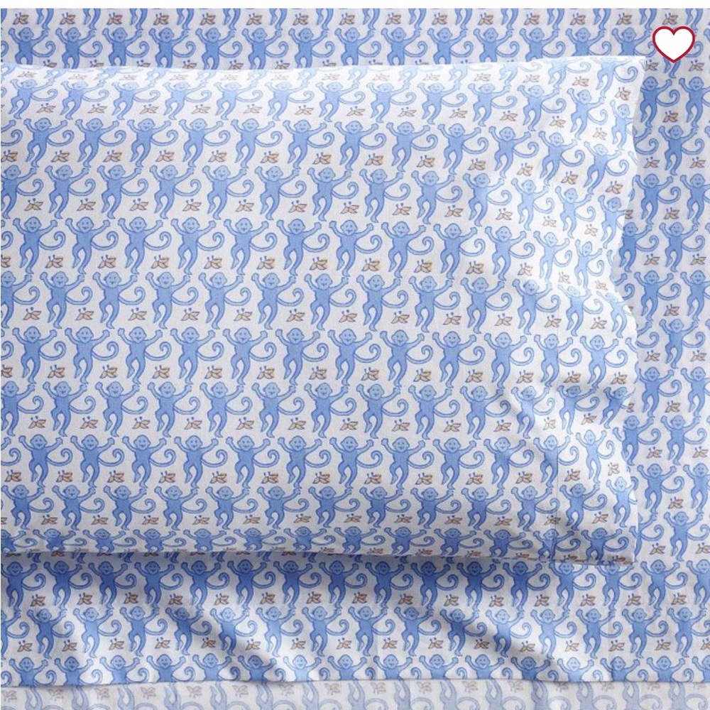 Roller Rabbit x Poterry Barn Queen Sheets